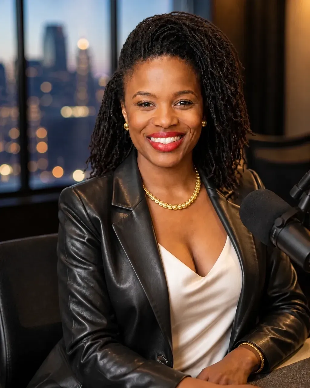 Nneka Constantino, host of Financial Fitness on KMOJ 89.9 FM.
